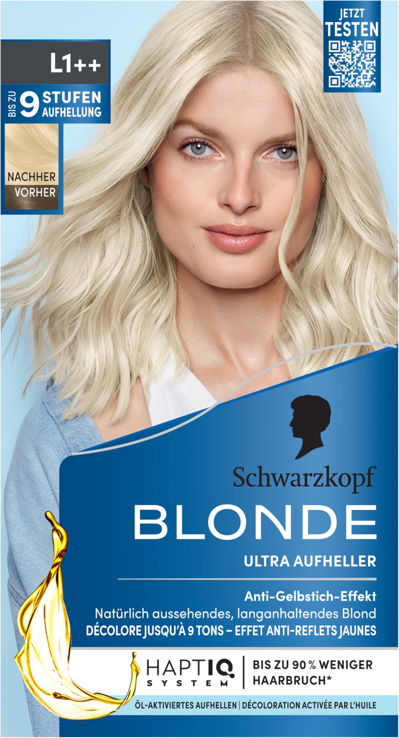Schwarzkopf Blonde Rozjaśniacz do Włosów, Blond, 180 ml