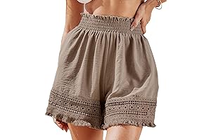 Cupshe Crochet Hem Shorts: Enhanced Appeal for Beach Style