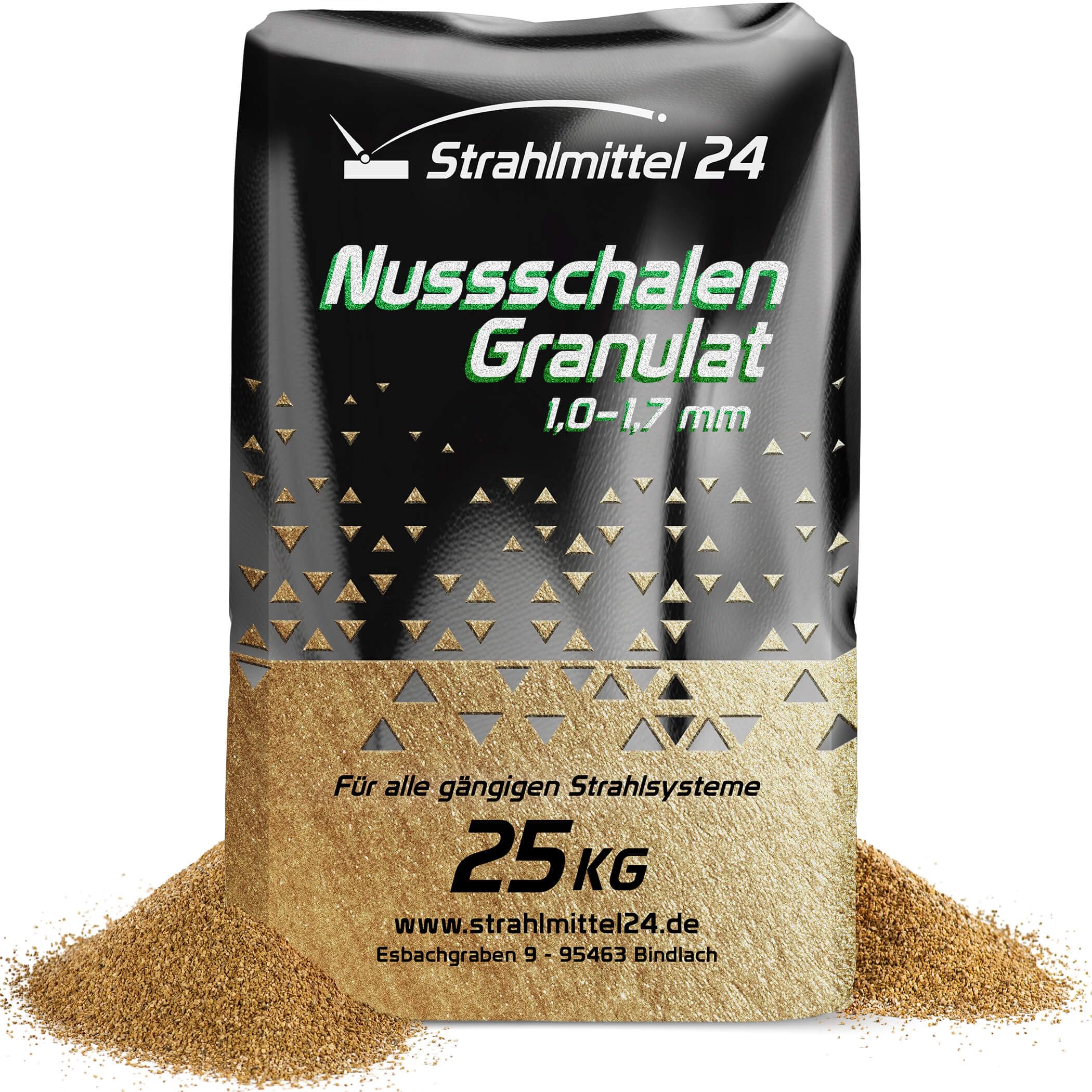 Samore 25 kg Nussschalengranulat 1,0-1,7 mm