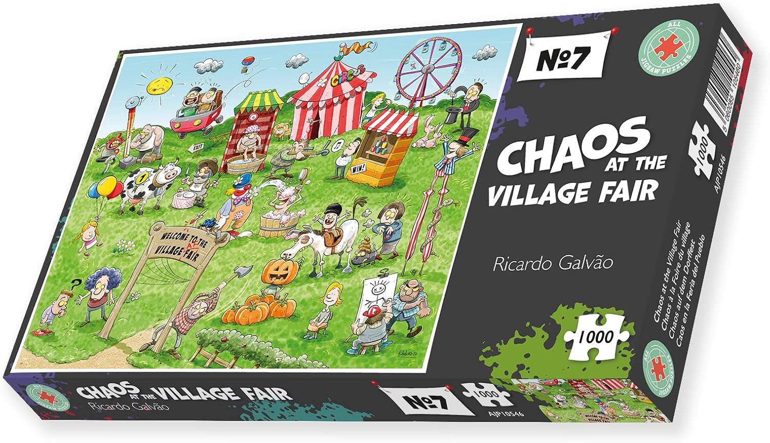 Chaos at The Village Fair 1000 Piece Jigsaw Puzzles