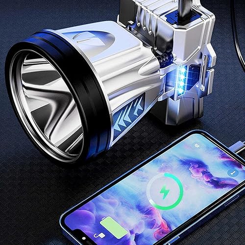 Miniatura 6 de Linterna frontal recargable súper brillante, de alta potencia, 90000 lúmenes, lámpara de cabeza LED de alta potencia, luces principales para frente