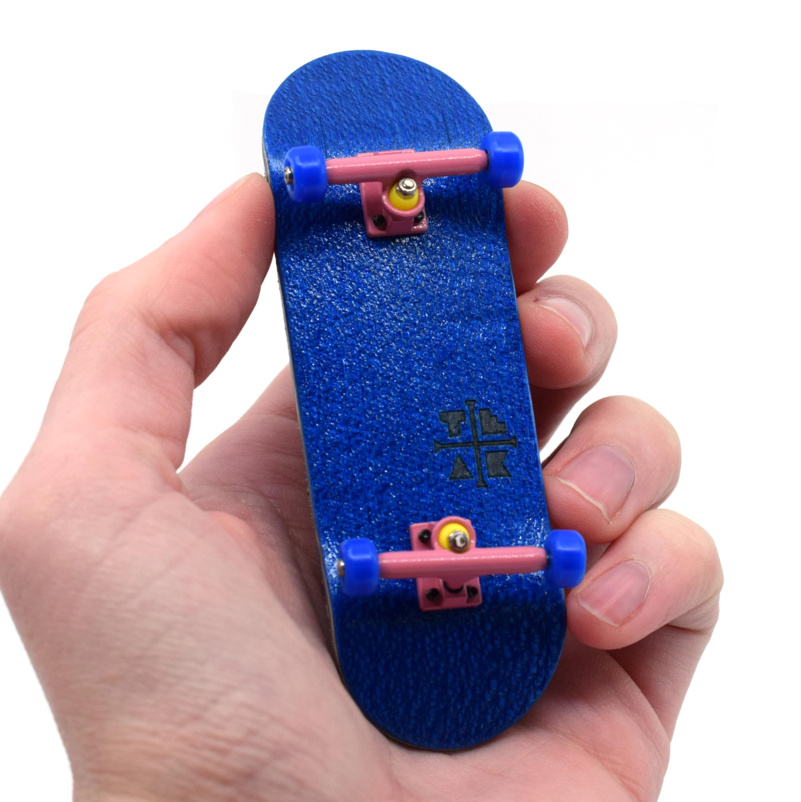 Teak Tuning 32mm PROlific Complete Fingerboard - The Bubble Gum | 32mm x 97mm Handmade Maple Wood Deck | Pro Board Shape | Polyurethane Bearing Wheels | O-Ring Tuning