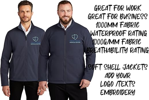 INK STITCH Men J901 Custom Embroidery Logo Texts Collective Soft