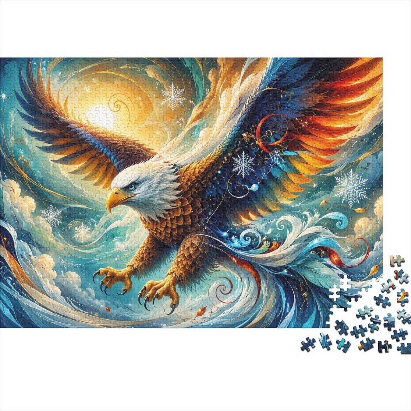 1000 Pieces Mini Jigsaw Puzzle Eagle for Adults — image 1