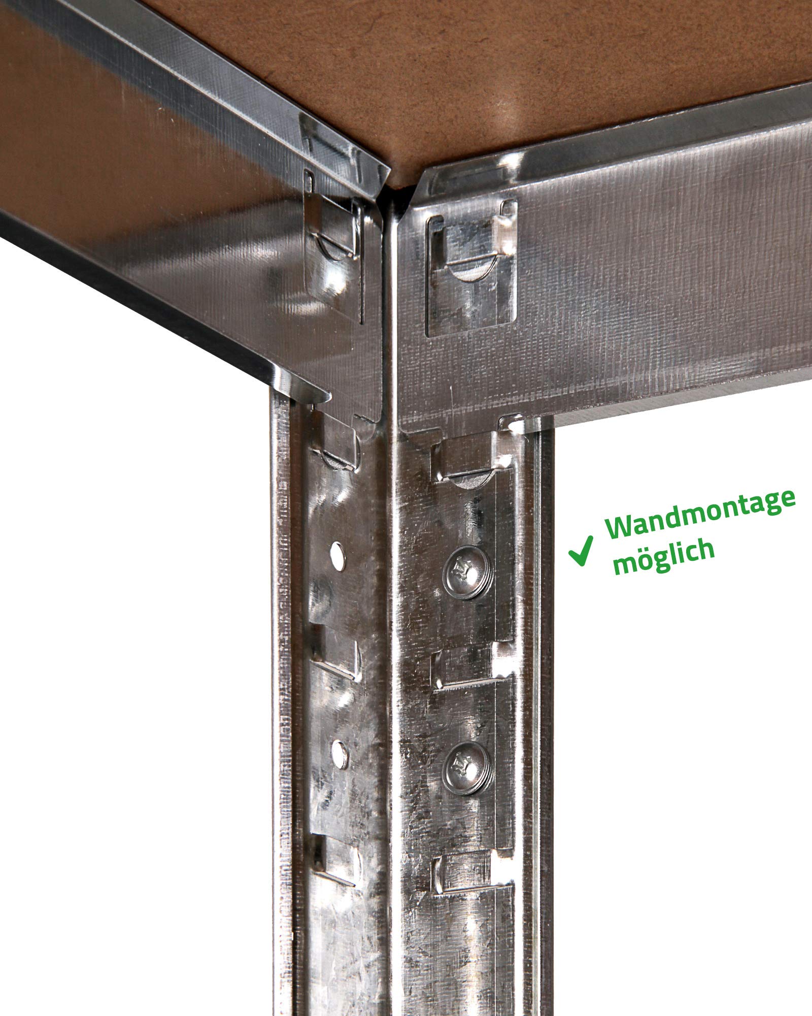 Ondis24 Scaffalatura in metallo Basti, scaffalatura per magazzini, cantine, colore argento, con 5 ripiani regolabili in altezza, scaffale da officina, funzionale per carichi pesanti (2, 70 x 30 x 148)