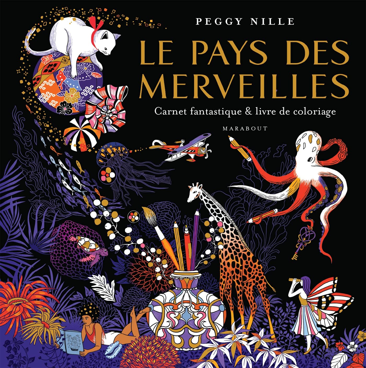 Le pays des merveilles: Carnet fantastique & livre de coloriage: 31612