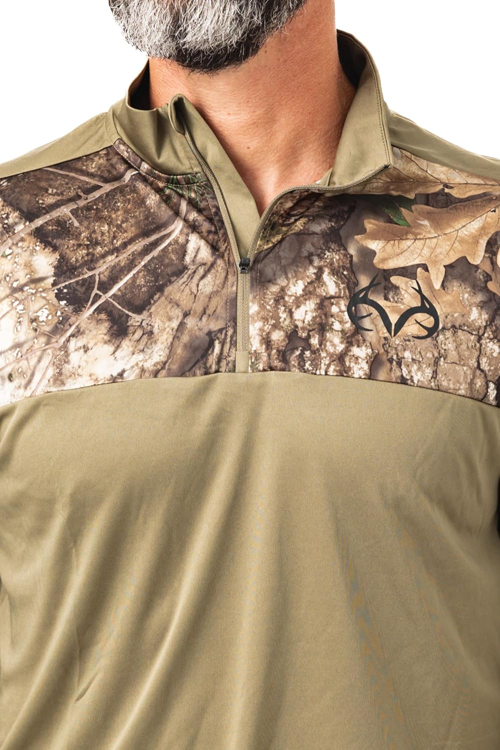 Realtree Men's Strike Performance APX Camo Hoodie Black Fleece | Lightweight, Moisture-Wicking Outdoor Gear