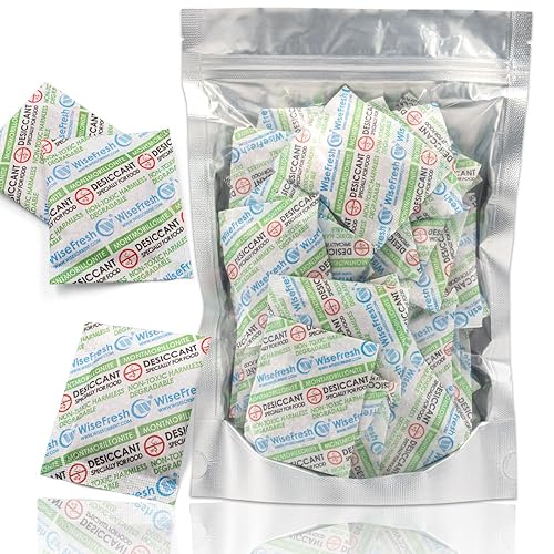 Wisesorb WiseFresh - Paquete de 800 paquetes de arcilla de grado alimenticio de 0.11oz, paquetes desecantes de arcilla de bentonita, absorbentes de