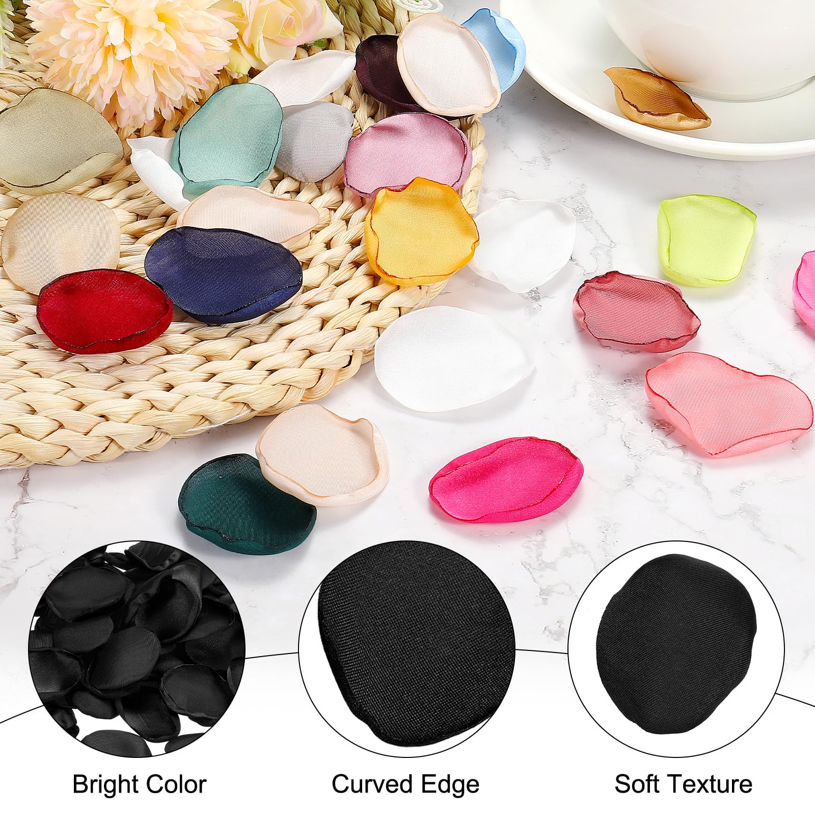 PATIKIL Silk Rose Petals - Image 3