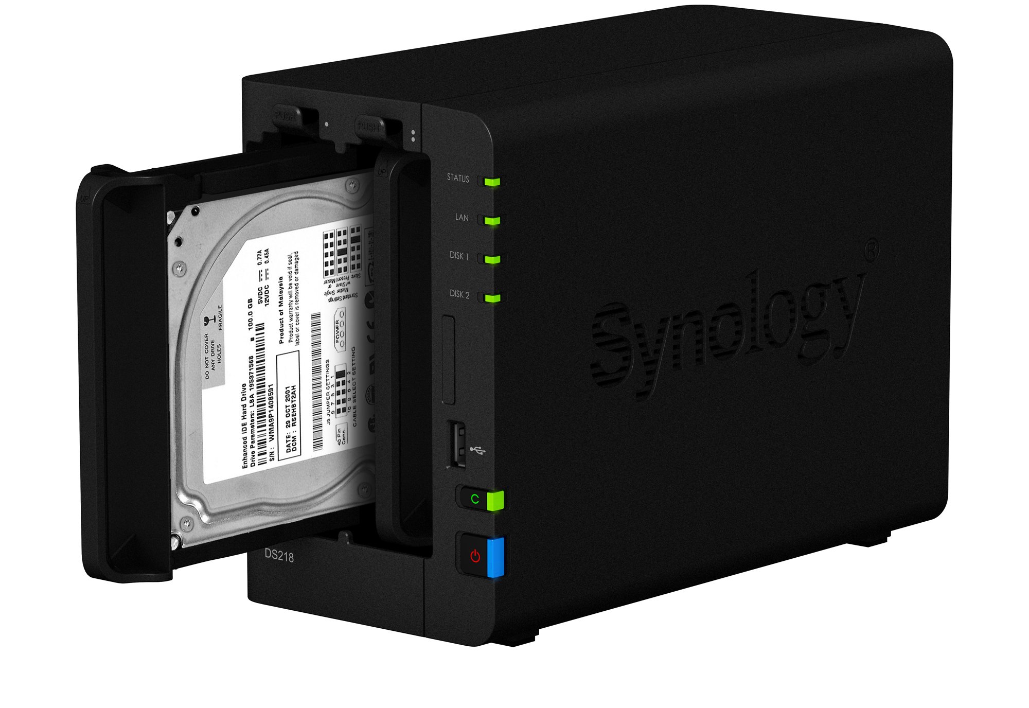 Amazon.co.jp: Synology DiskStation DS218 2ベイ NAS キット 日本正規 