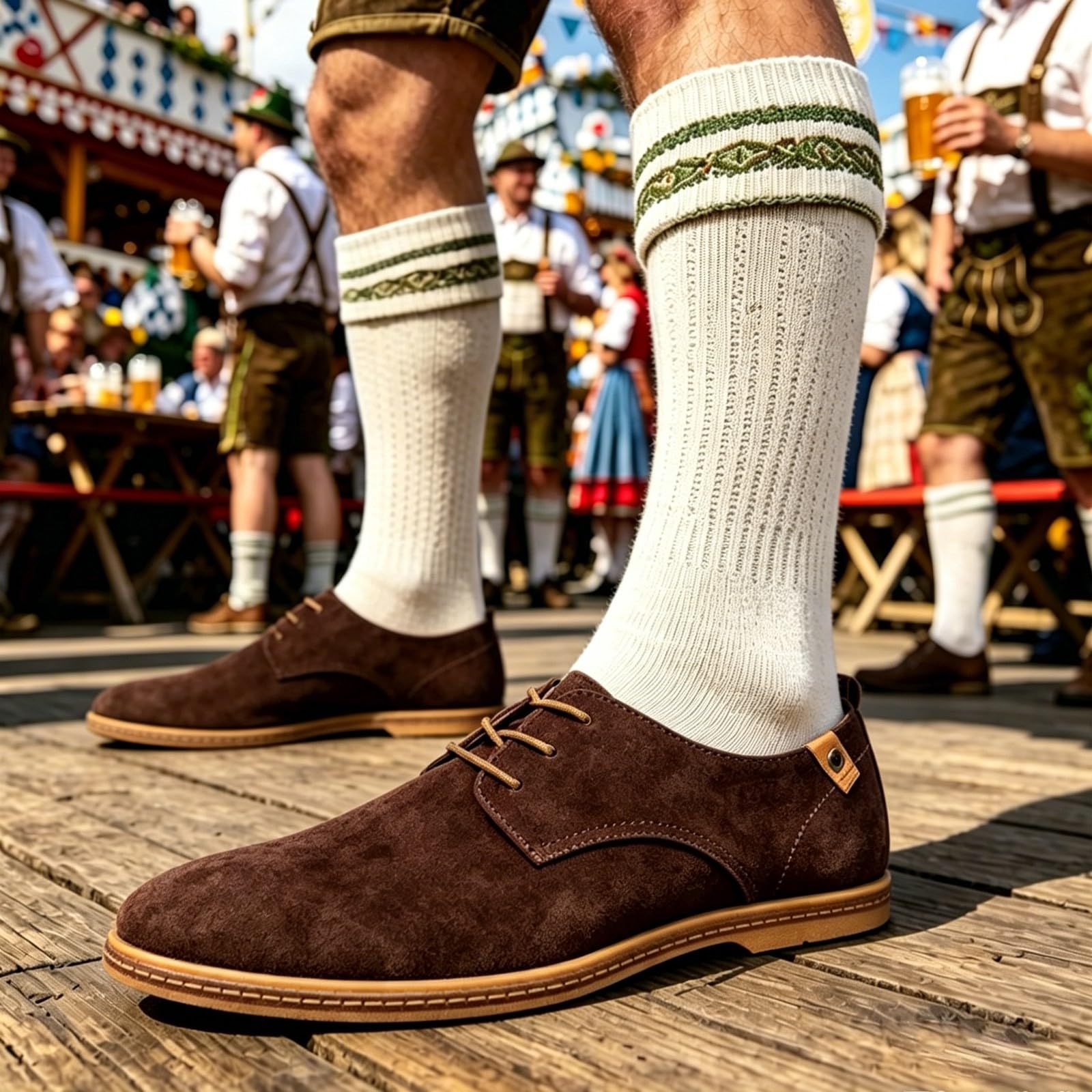 Chaussons décontractés pour la fête de la bière - Baskets confortables - Style élégant - Coupe large - Pour homme