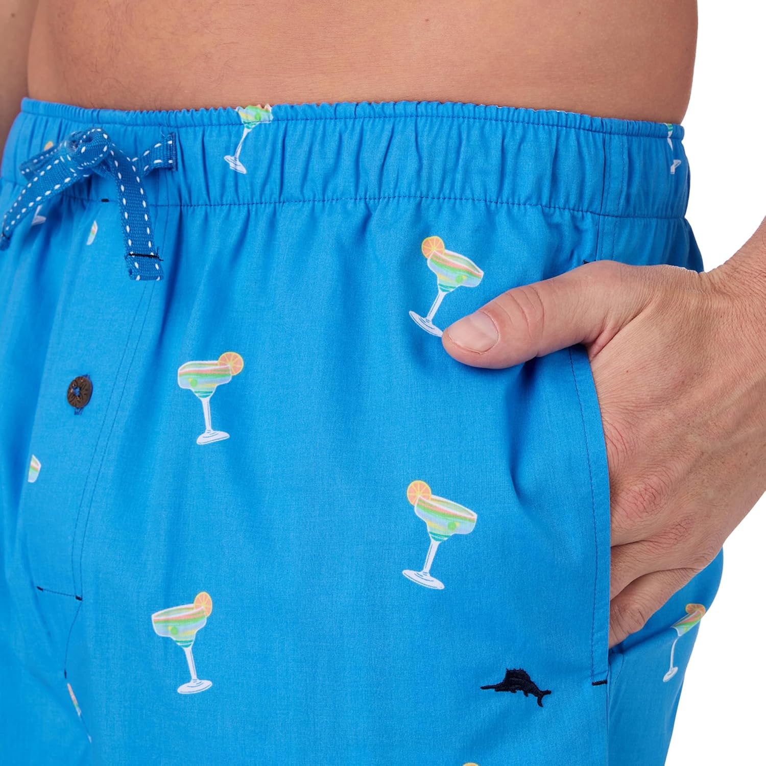 Tommy Bahama - Men's Essential Printed Lounge Short, Woven Pajama Shorts for Sleep or Lounge - Image 4