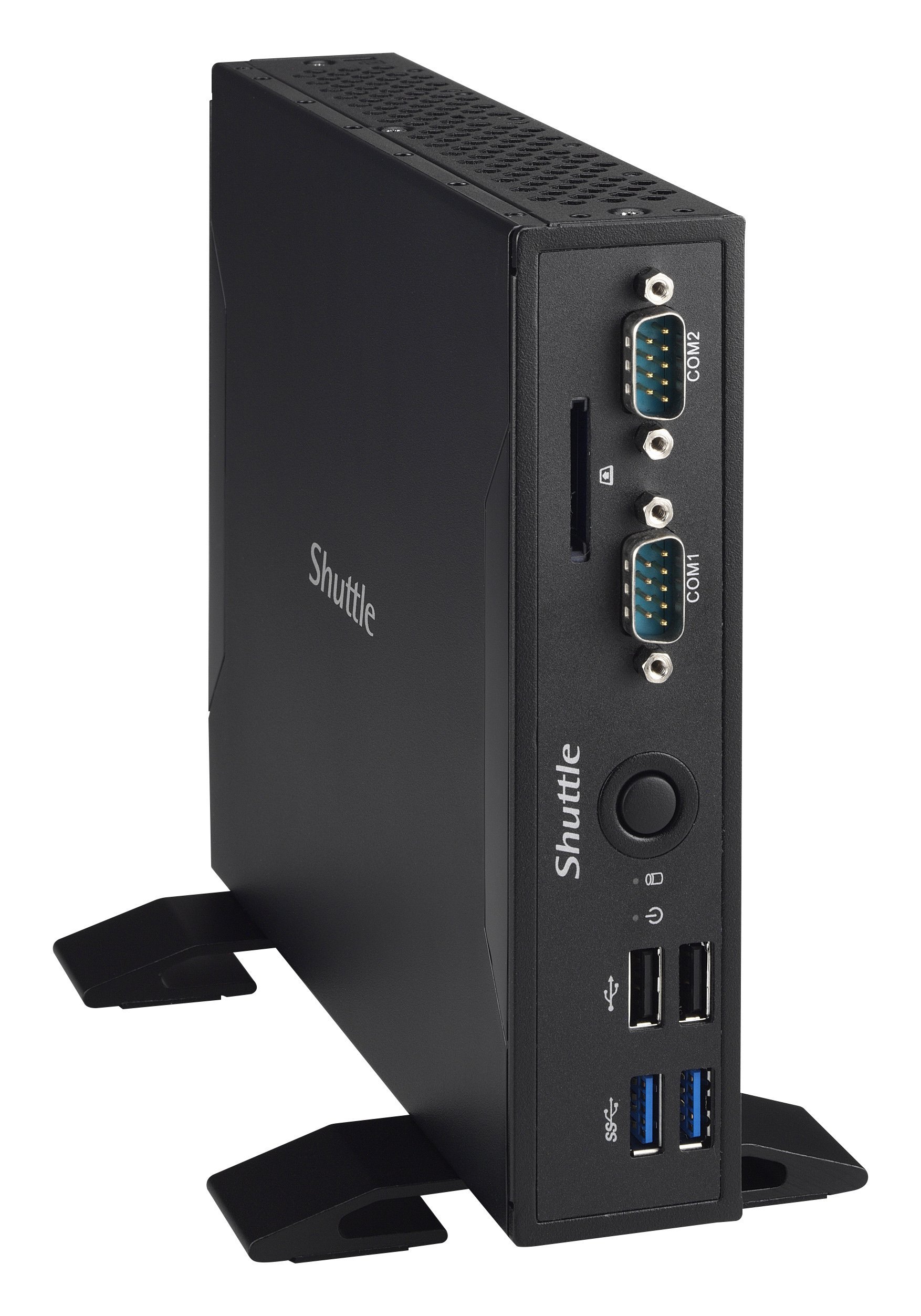 Shuttle DS437 1037U FANレス デュアルLAN ベアボーン Shuttle DS77U XPC slim Intel® Celeron® 3865U プロセッサー搭載小型