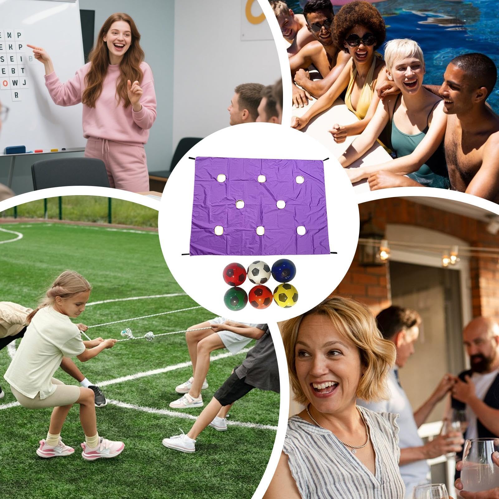 Gra integracyjna Hole Tarp – gry zespołowe, edukacja grupowa, sporty integracyjne dla nastolatków, młodzieży, dorosłych, rodziny