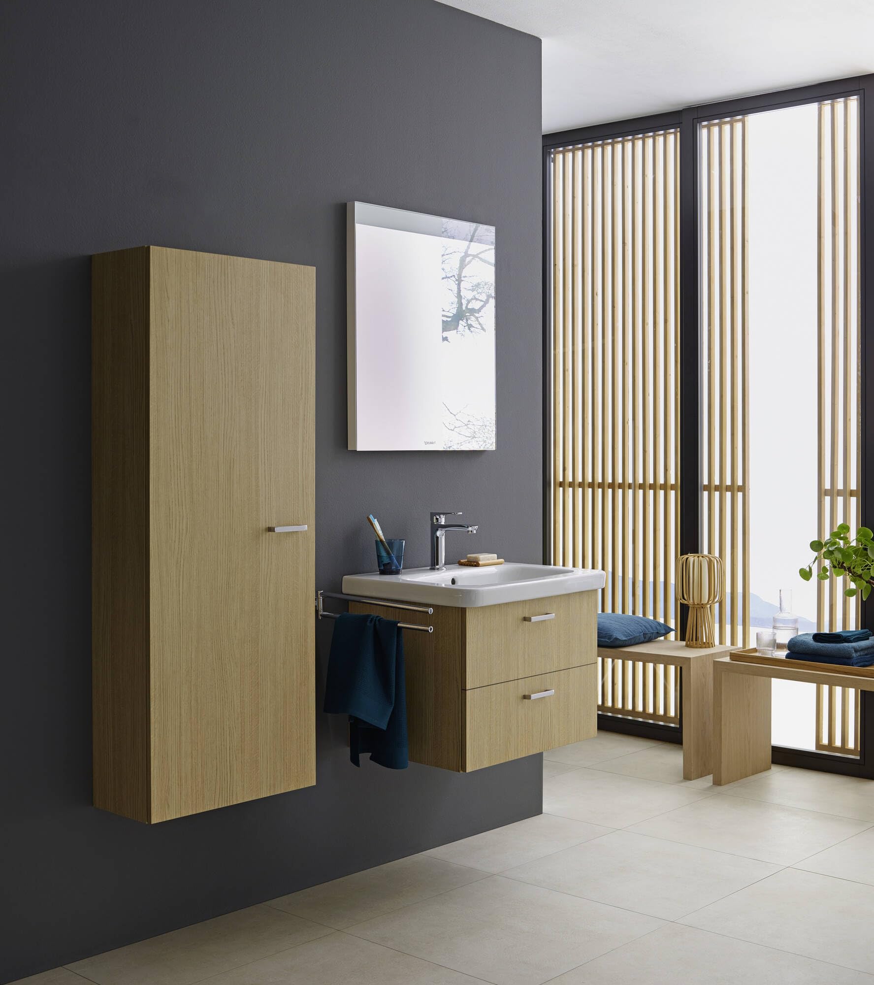 Duravit A.1 armatura umywalkowa, rozmiar M (wysokość wylotu 109 mm), kran łazienkowy, armatura umywalkowa, chrom