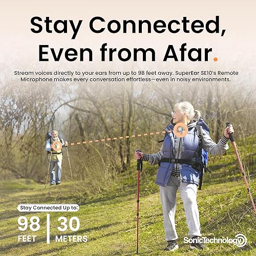 Miniatura 5 de SuperEar Nuevo modelo SE10 para personas mayores - Amplificadores auditivos para personas mayores Dispositivo de escucha de largo alcance
