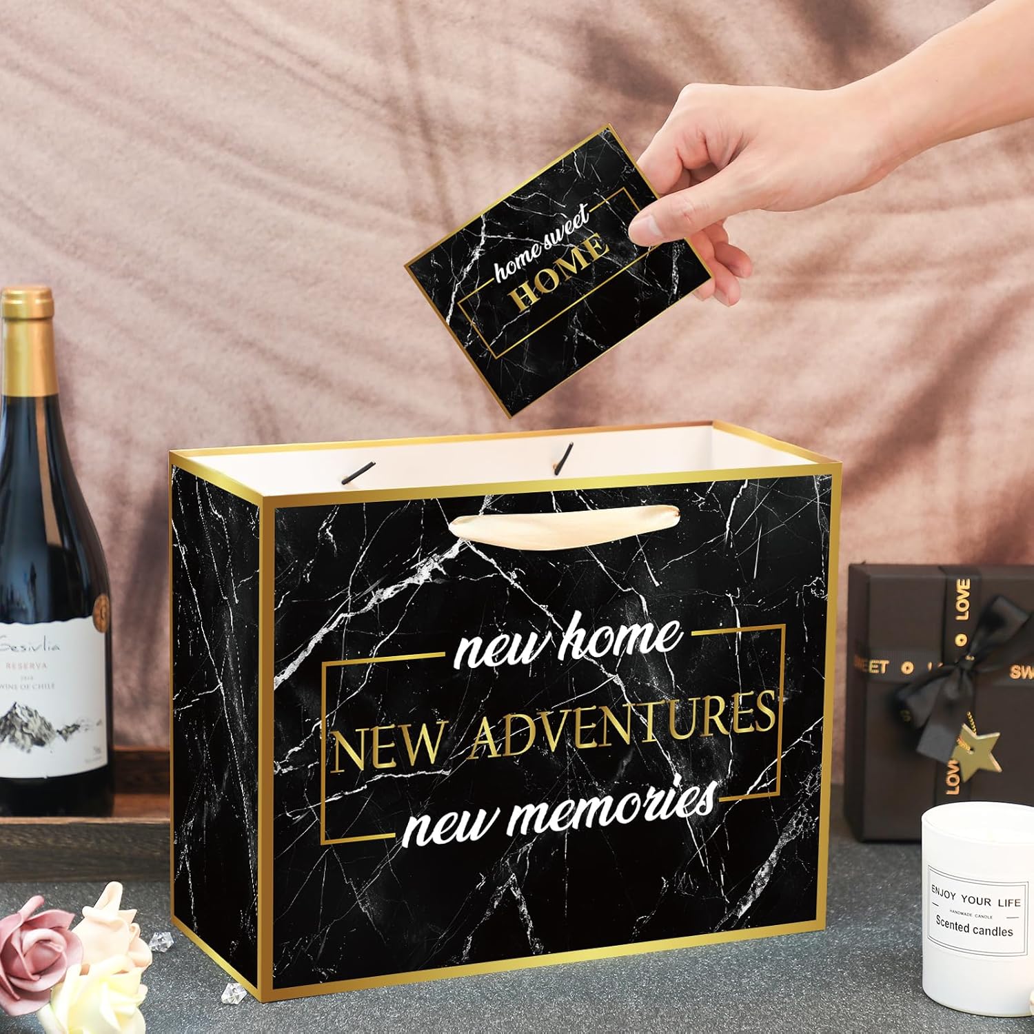 Elegant Housewarming Gift Bag Set: Perfect for New Beginnings!