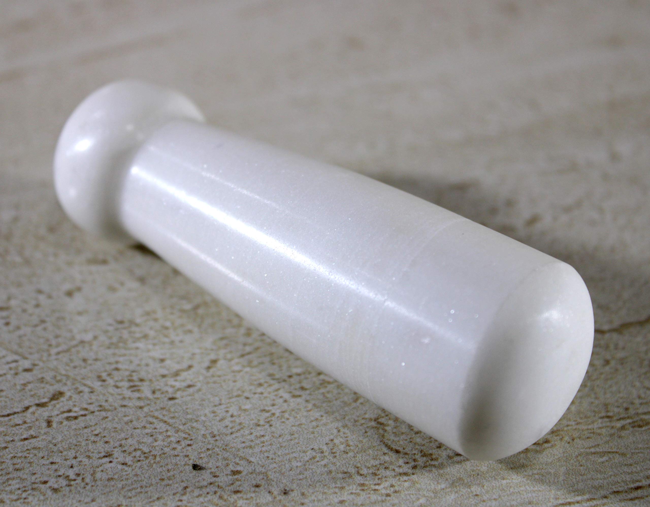 KLEO Maja negra compatible de 3 pulgadas para mortero de muchos tamaños, herramientas de cocina pequeñas (blanco, 3 pulgadas)