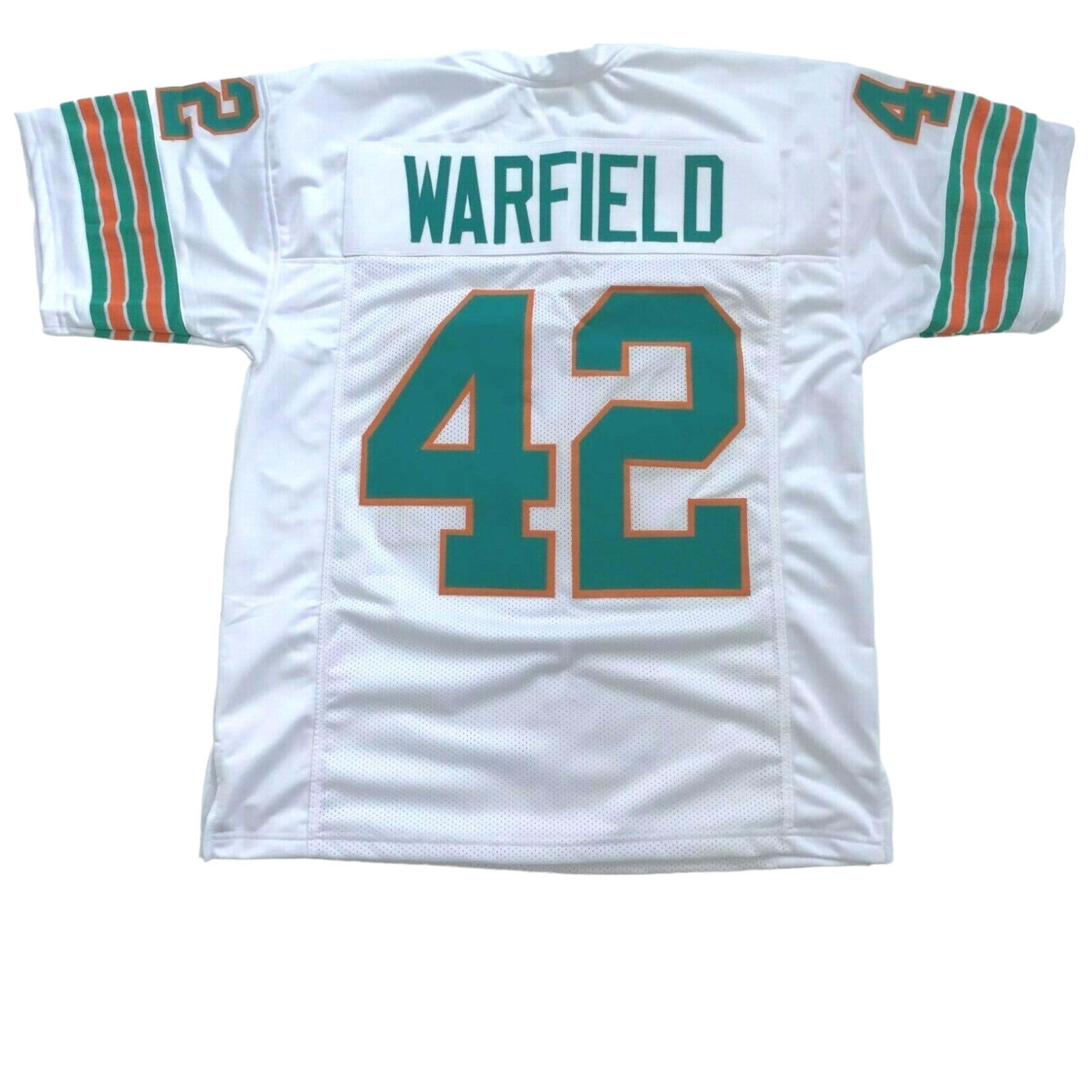 Generic Paul Warfield White Jersey Stitched Custom Football New No Brand/Logos (US, Alpha, Medium, Regular, Regular, White)