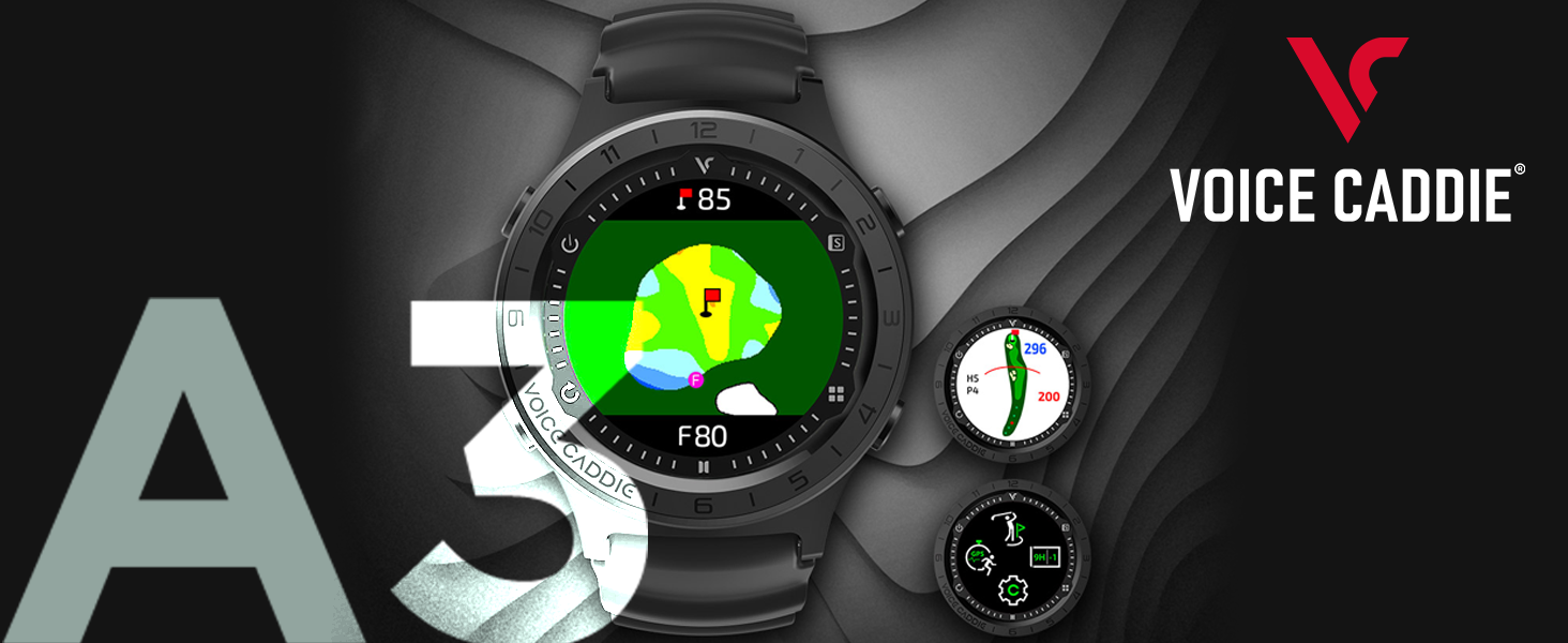 VOICE CADDIE A3 GPS GOLF WATCH/ゴルフウォッチ Voice Caddie A3 GPS Watch — Alpha Golf