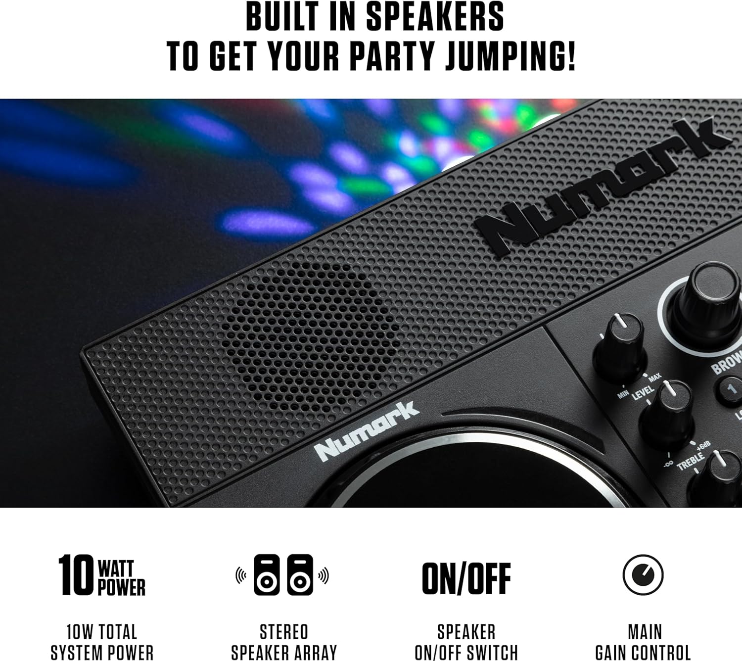 【未使用】Numark Party Mix Live DJ＋ヘッドフォン Amazon.co.jp: Numark 初心者向け スピーカー内蔵DJ