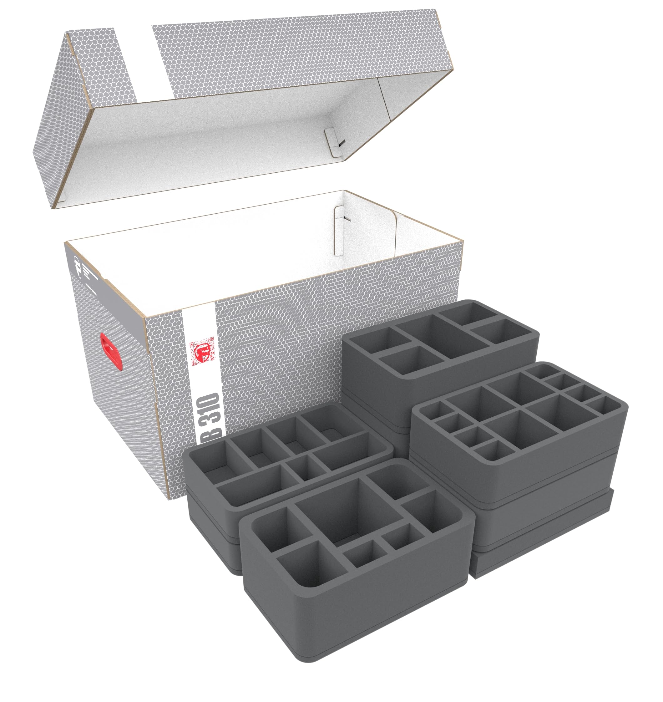 Feldherr Caja de almacenamiento compatible con StarCraft Army Bundle - Juego de tres jugadores, almacenamiento en miniatura/transporte/protección (DSLB310P74)