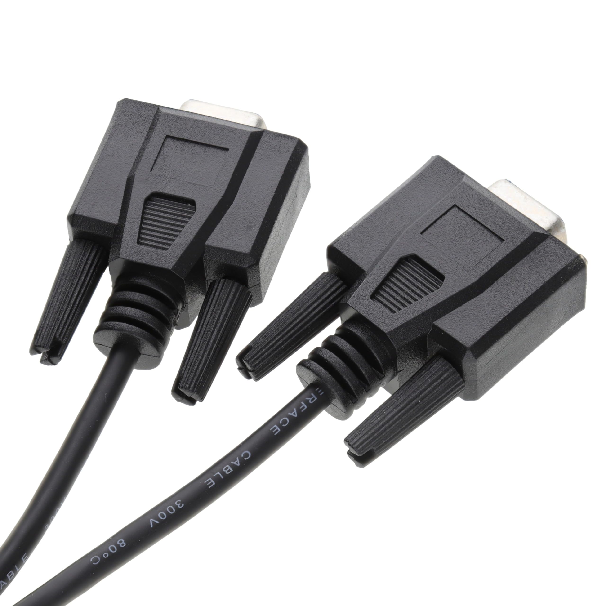 kenable 9 Broches DB9 Serie RS232 null Modem Haute Vitesse Blindé câble 1 m [1 mètre/1m]