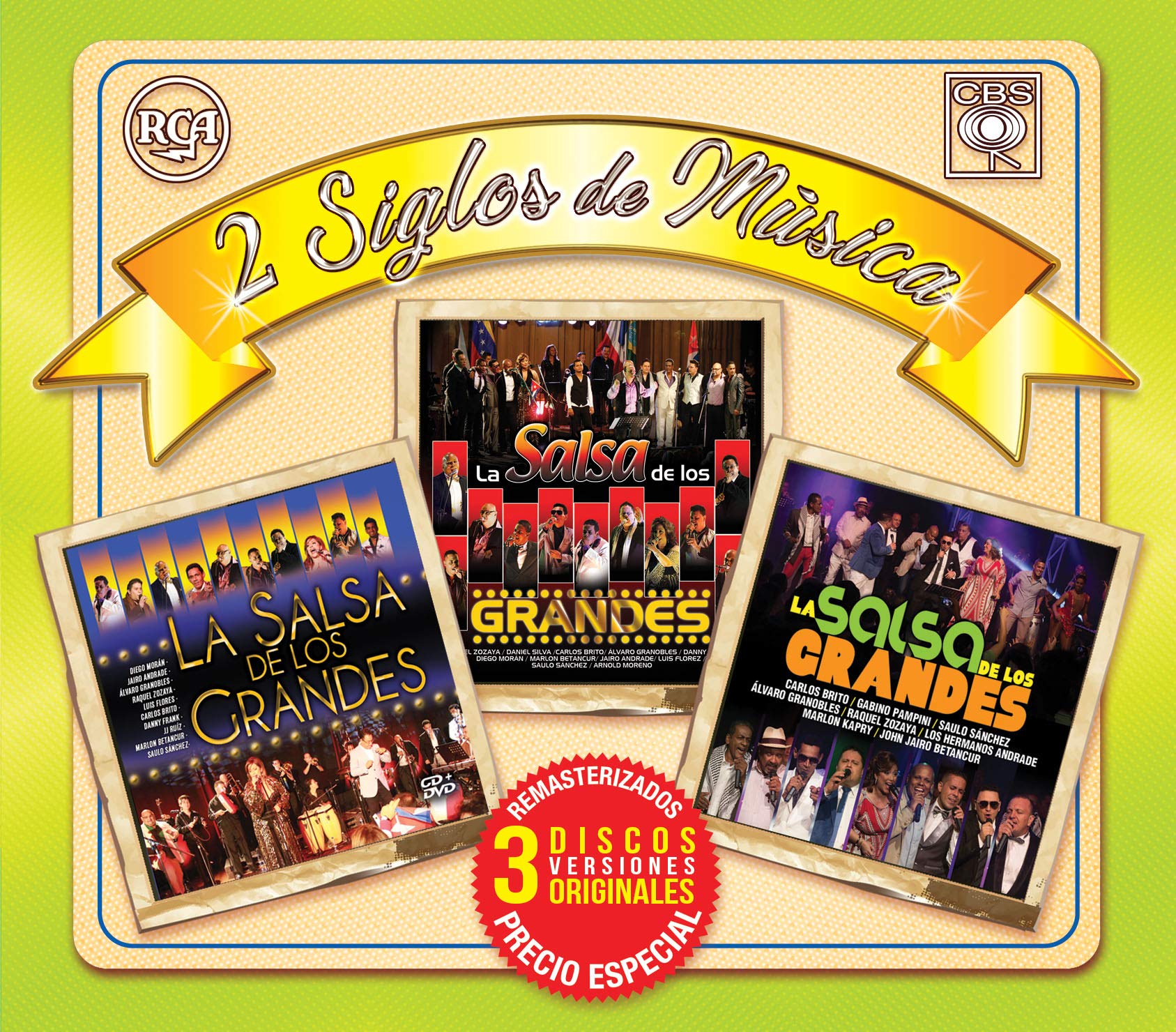 Amazon.com: 2 Siglos de Musica (La Salsa De Los Grande