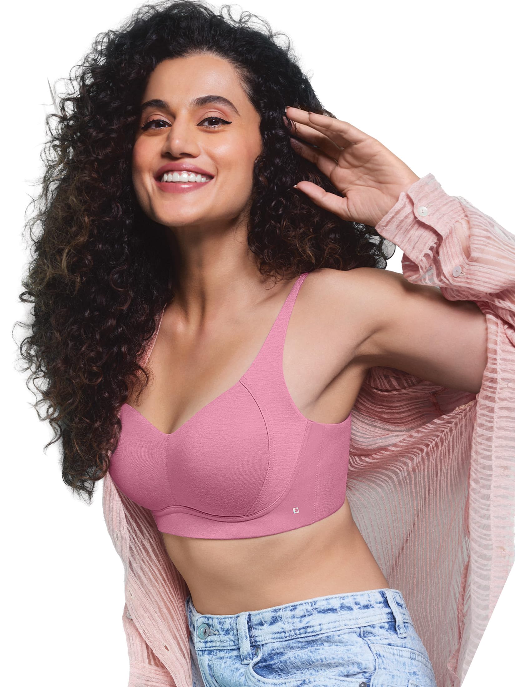 enamor Women's Cotton Blend Non-Wired Bra-picture-24