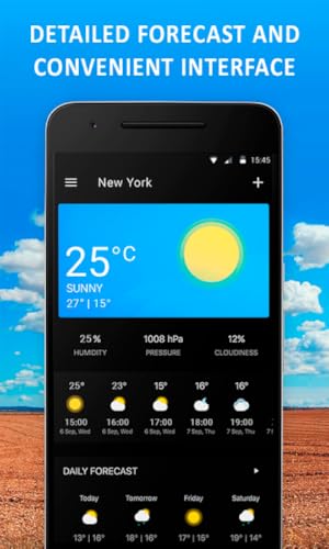 Weather App - Lazure: Forecast and Widget