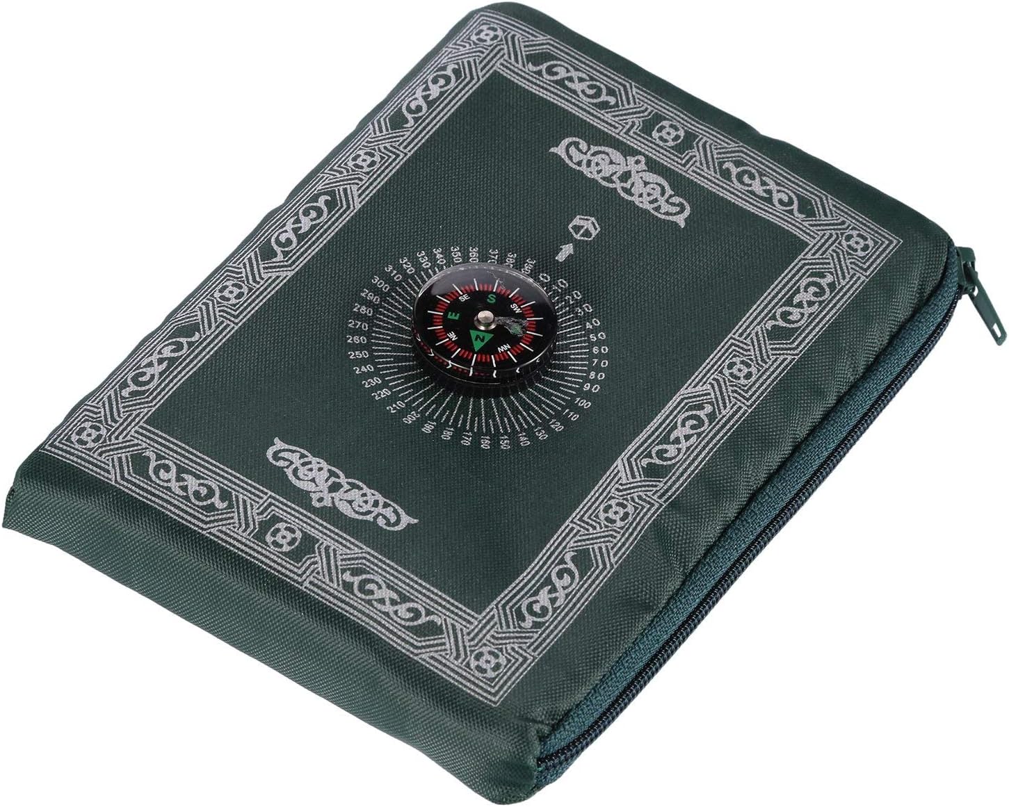 Travel Prayer Mat with Compass Pocket Sized Carry Bag and Attached Compass Praying Rug Portable Nylon Waterproof Material Easy Carry Pocket Praying Mat 60 * 100cm