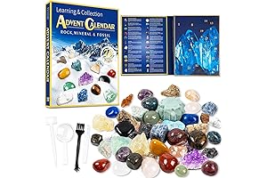 National Geographic Advent Calendar: Explore the World of Gems, Minerals, and Fossils...