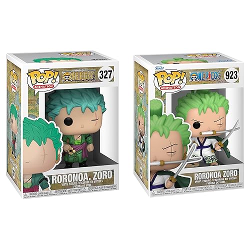 Funko Pop! Animation: One Piece - Roronoa Zoro Swordsman Bundle (#923 & #327 Bundle) - #923 & #327 Bundle