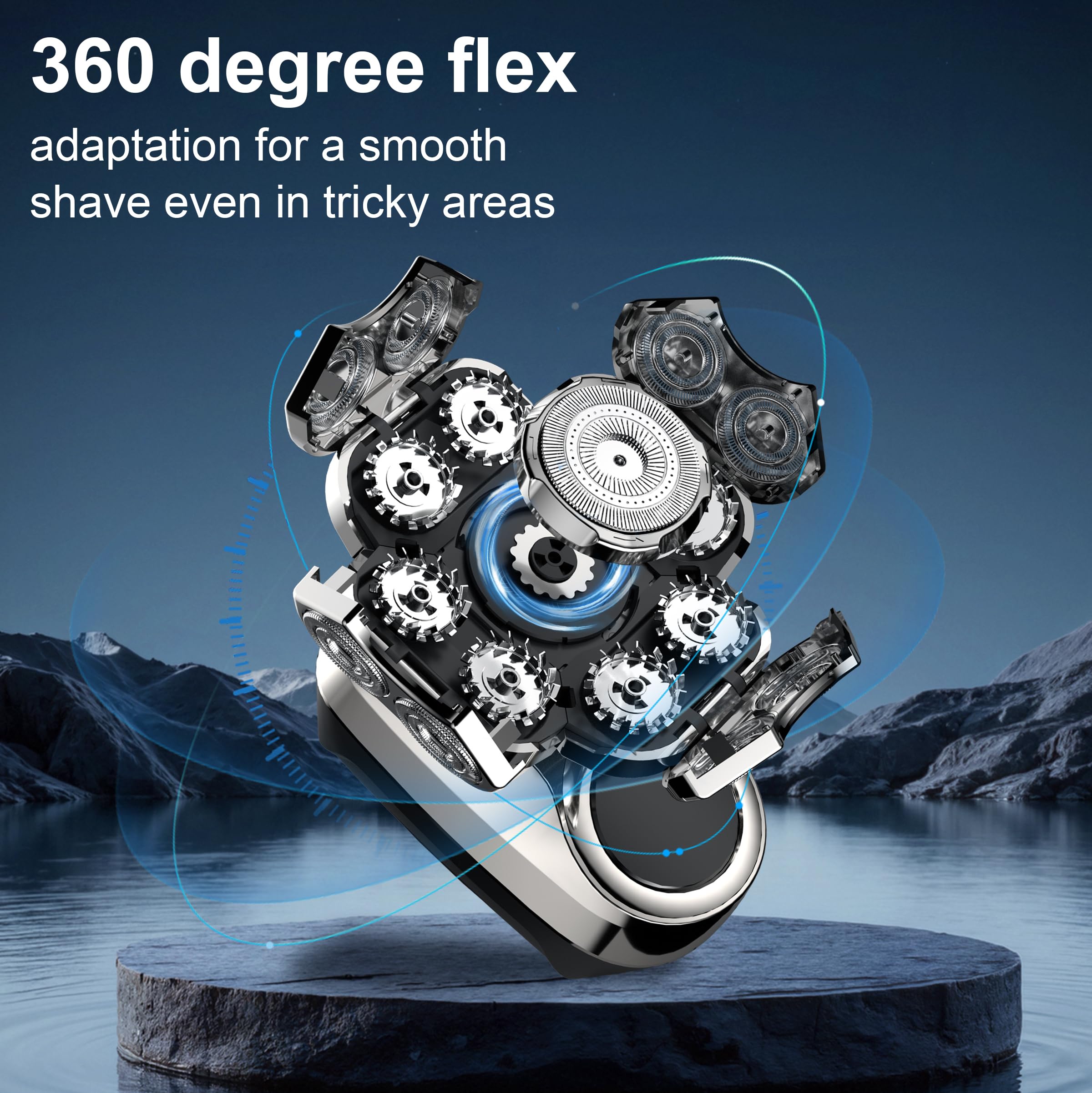 2025 New Bawldy 9.0 Shaver, Bawldy Pro Head Shaver, 9D Floating