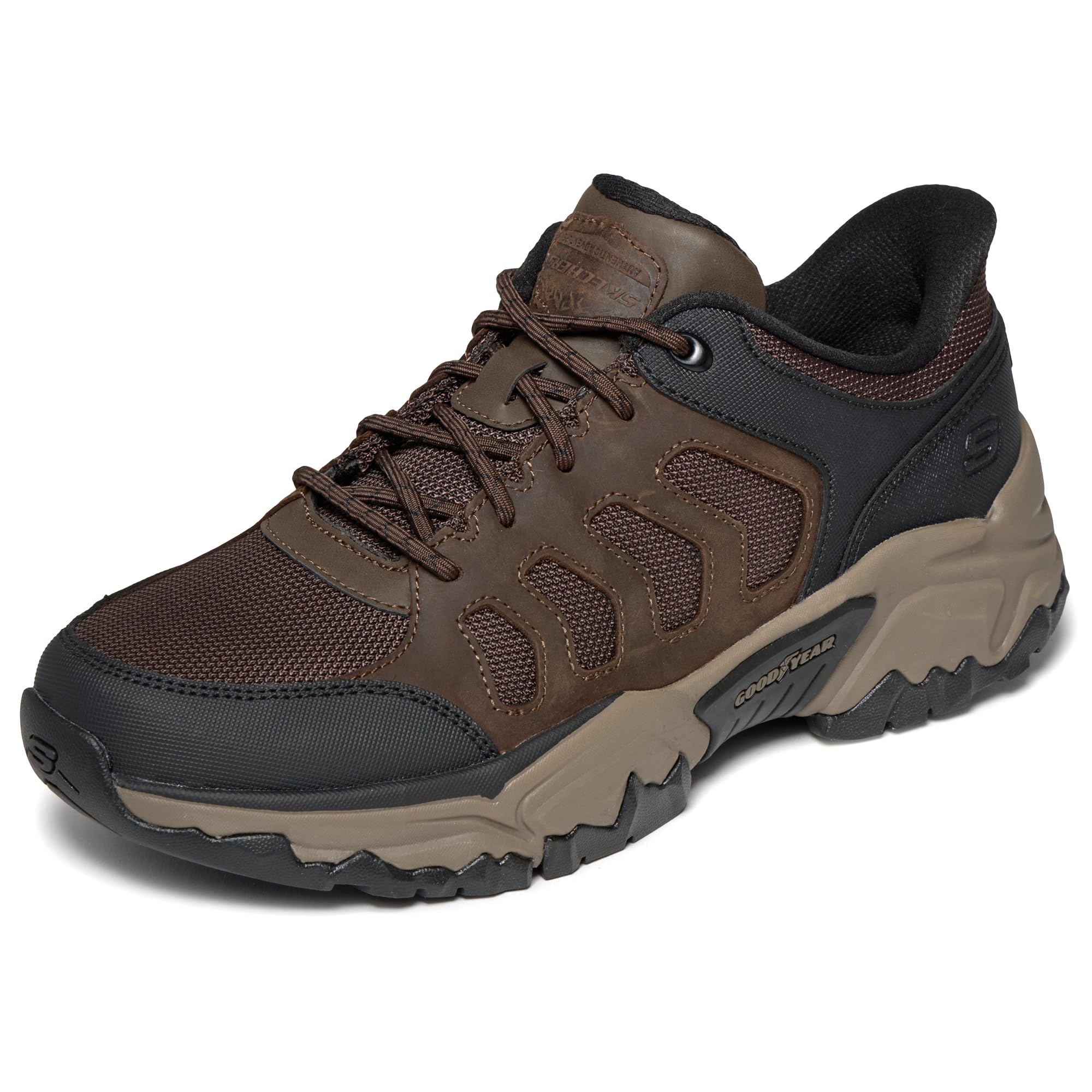 men's usa terraform - jagger leather trail lace up slip-ins