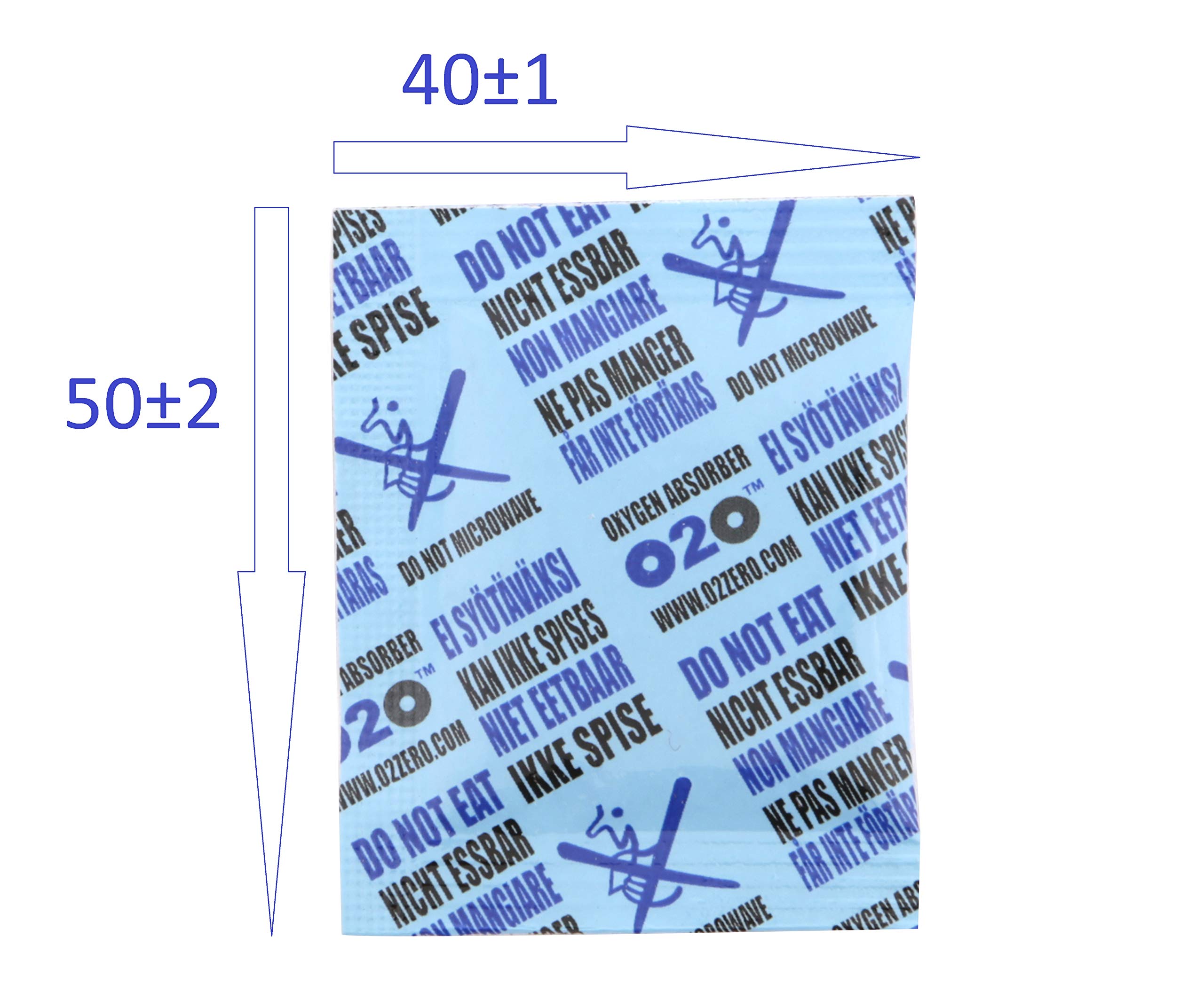 O2frepak 3000cc(30 Pakketten) Zuurstofabsorberende pakketten van voedingskwaliteit voor voedselbewaring