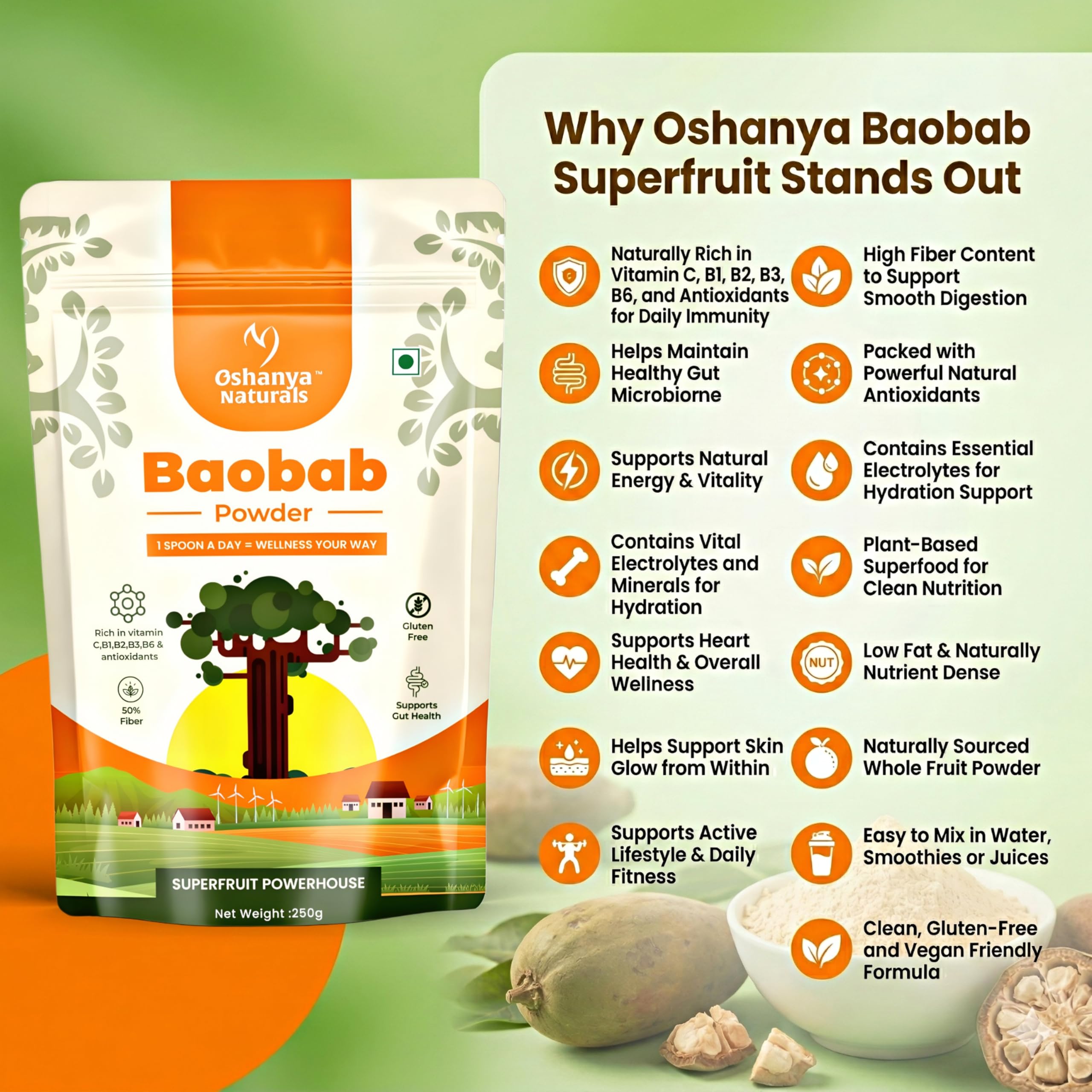 Baobab Powder 250g — Amazon image 4