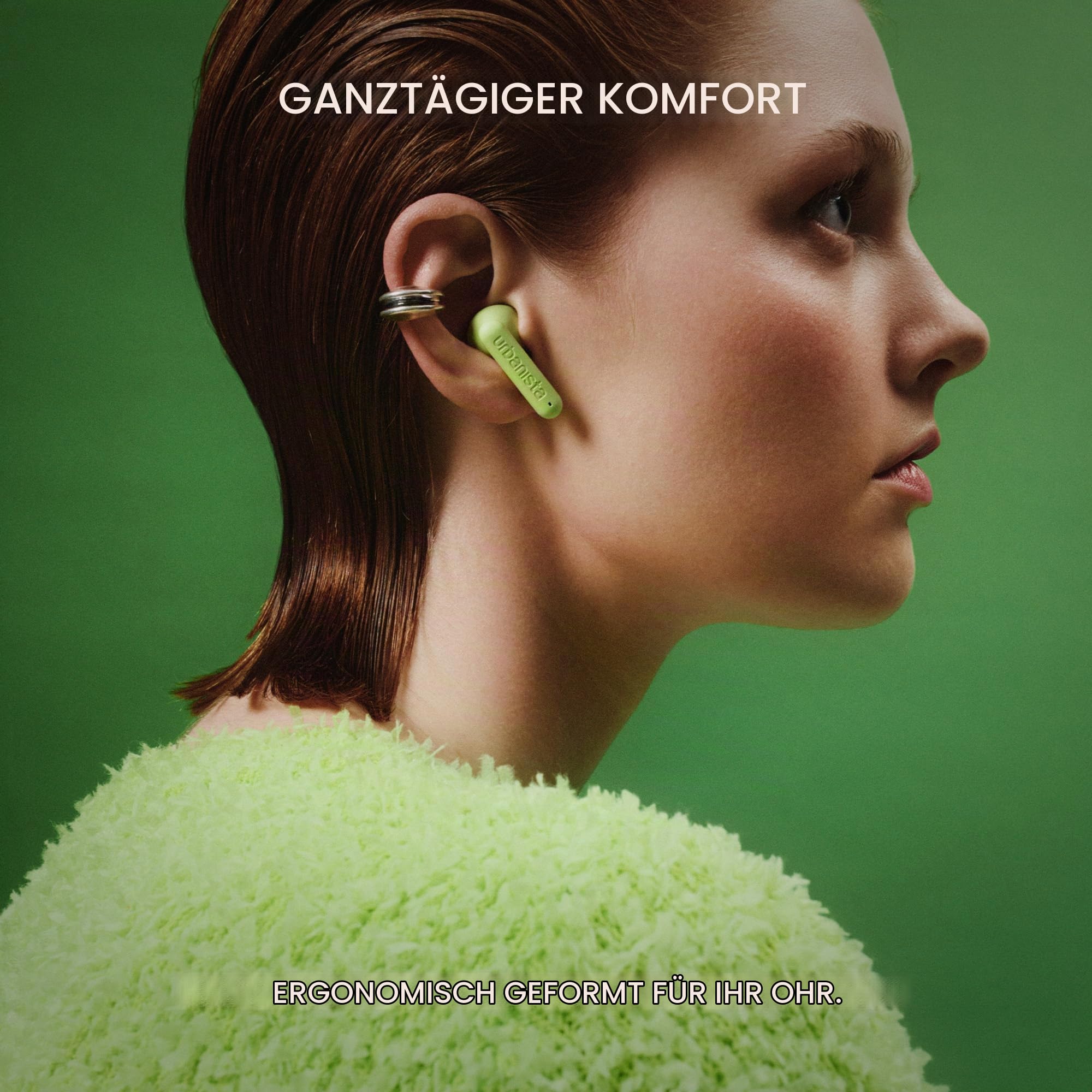 Urbanista Austin 2 True Wireless Earbuds - Kabellose Bluetooth 6.0 In-Ear Kopfhörer mit Multipoint-Verbindung, 25h Akku, ENC Mikrofon für Anrufe, IPX4 Wasserfest & Touch-Steuerung - Weiß