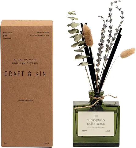 Craft & Kin Reed Diffuser Set with Dried...