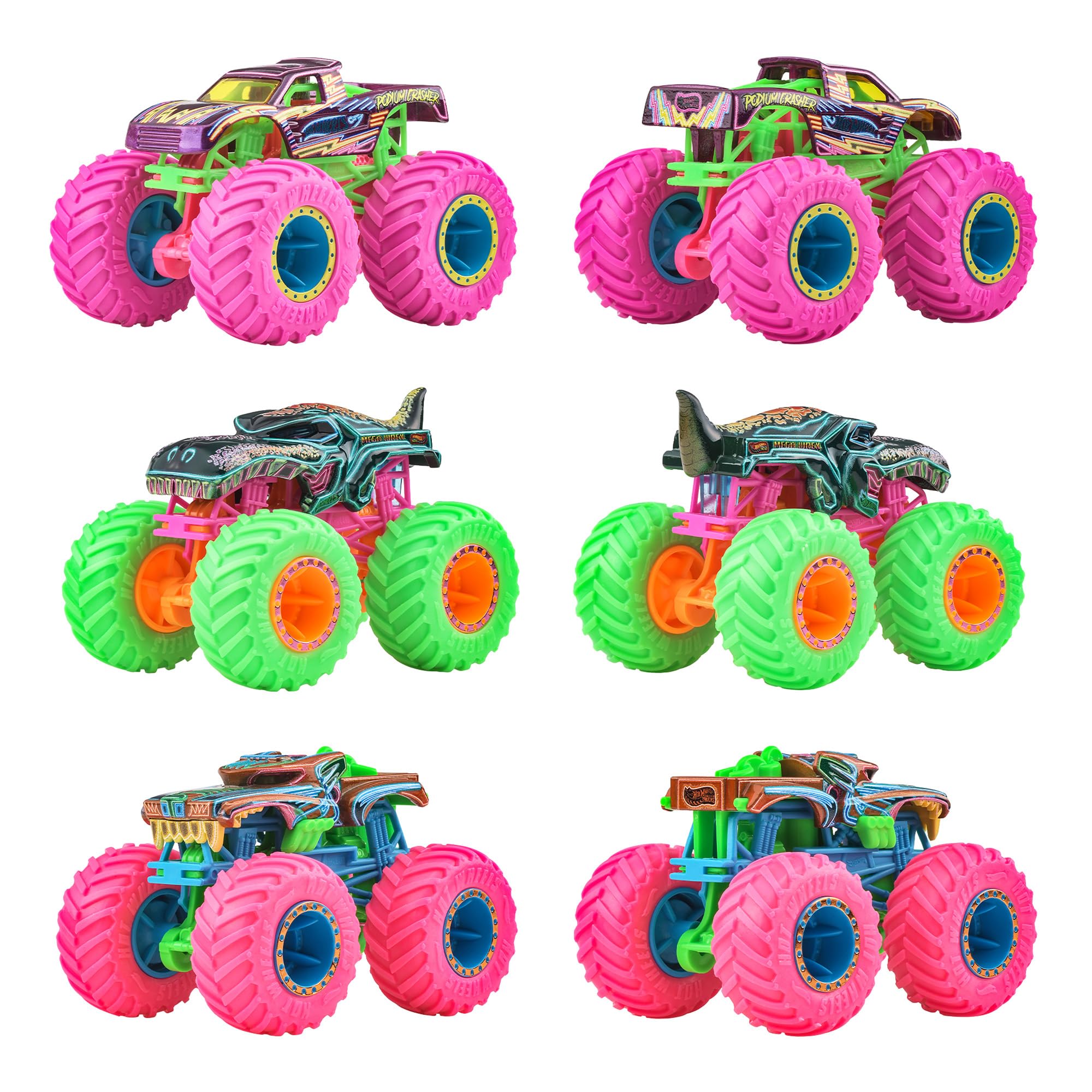 Amazon | ホットウィール(Hot Wheels) モンスタートラック ネオン