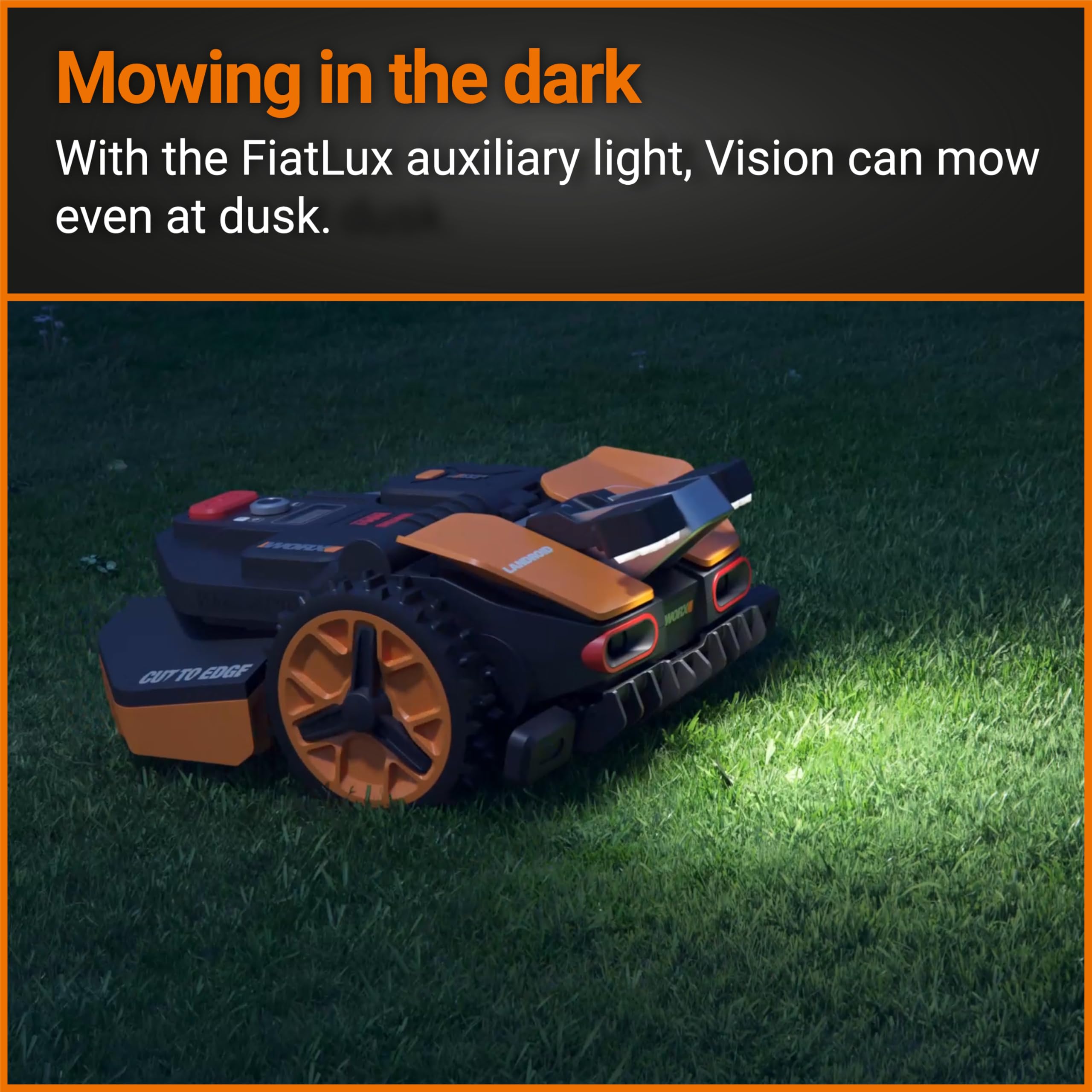 Worx WR206E Landroid - Cortacésped robótico de 600 m² Patentado AIA multizona, Carga automática, batería PowerShare de 20 V, Sensor de Lluvia, tecnología de Corte a Borde, Control por aplicación