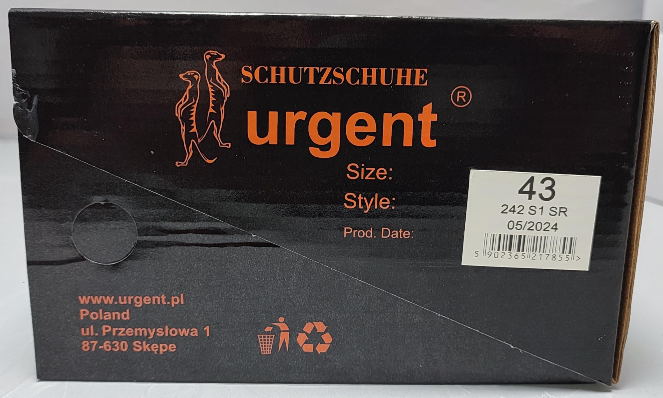 Urgent 242 S1 buty robocze, półbuty, sportowe, warstwa wierzchnia z siatki, antystatyczna, oddychająca, antypoślizgowa, niebieski - niebieski - 41 EU