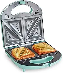 GreenLife Prensa de Prensa e Sanduicheira Pro Electric Panini Pratos Antiaderentes de Cerâmica Saudável, Luz Indicadora Fácil, Sem PFAS, Turquesa