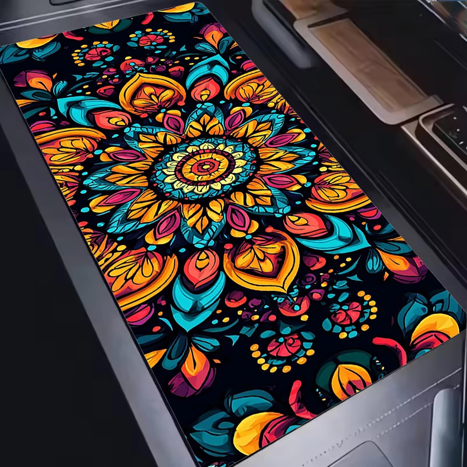 Podkładka pod mysz XXL 1500 x 800 mm mata biurkowa, duża, wielofunkcyjna i rozszerzona mata na biurko, ochrona na biurko z podstawą antypoślizgową, do wszystkich rodzajów myszy do gier domowych