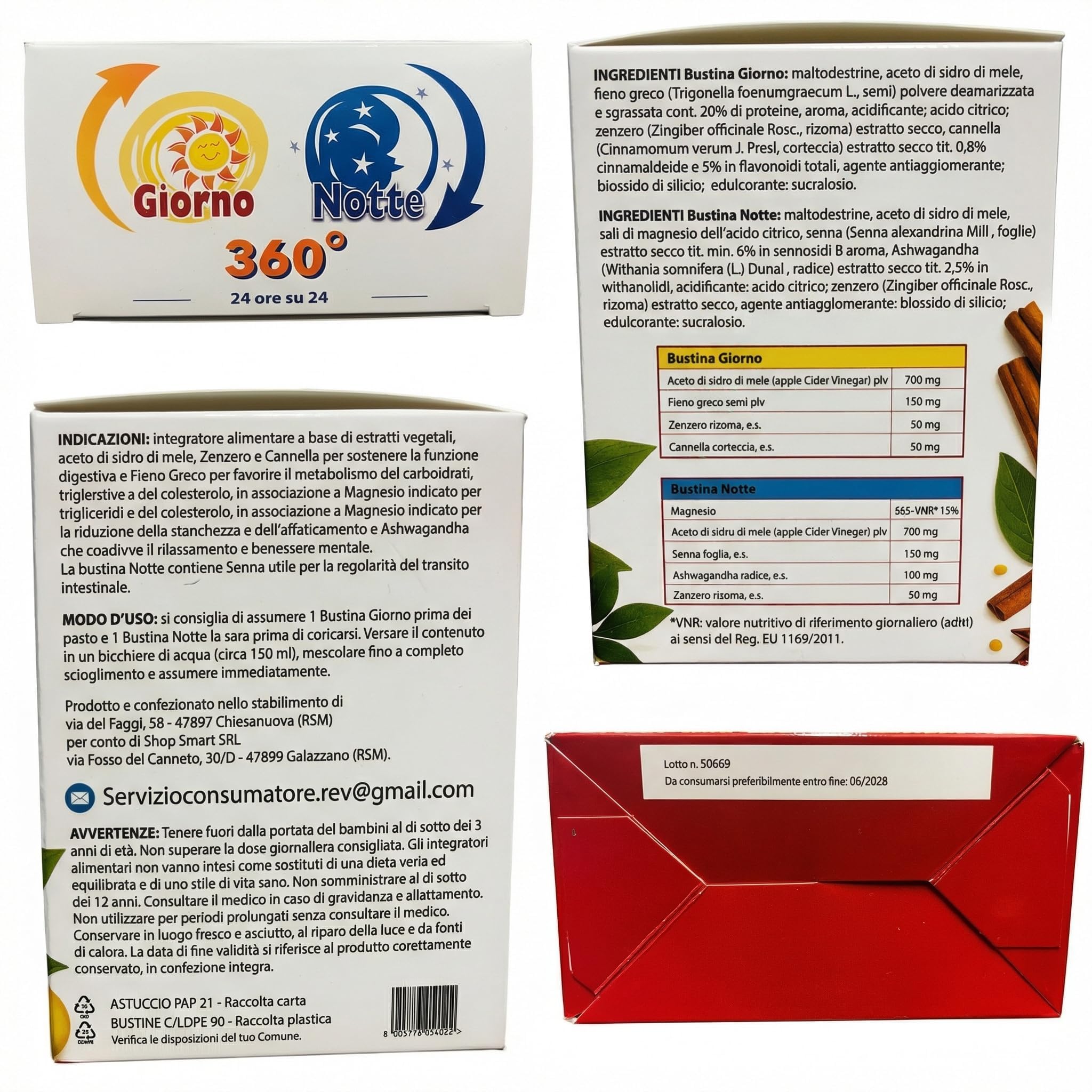 Doppio Integratore Dimagrante Naturale in Bustine con 6 Estratti Concentrati | 80 Bustine – Formula Extra Forte | Brucia Grassi 24 Ore, Riduce Fame, Drena e Migliora il Benessere