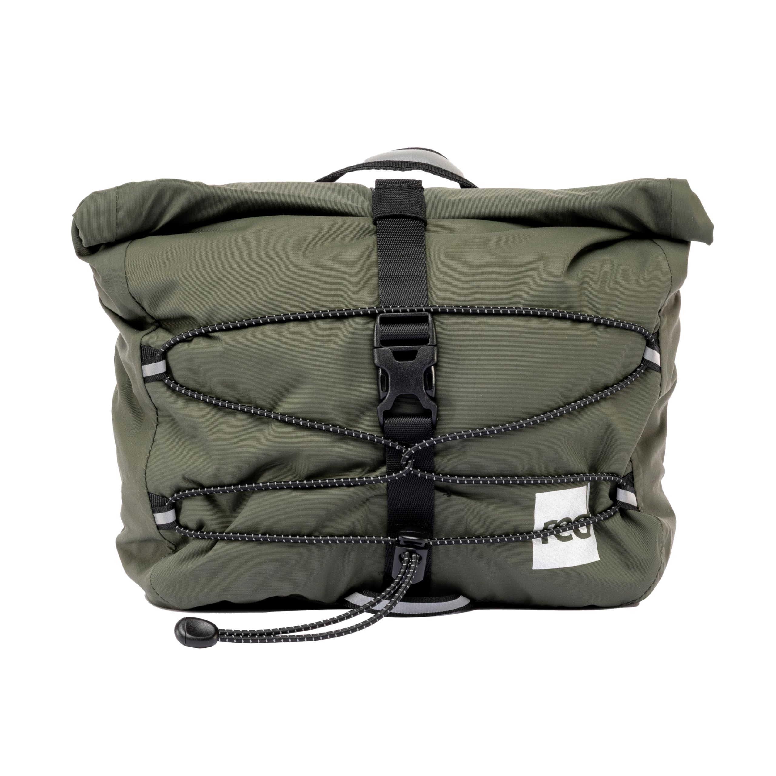 Red Original Unisex PFC-Free Waterproof Cross Body Bag - Lightweight, 100% Recycled Fabric, Practical Storage for all Weather, Walking, Boating, Cycling, Hiking, Camping, Beach (Olive Green, 7L)