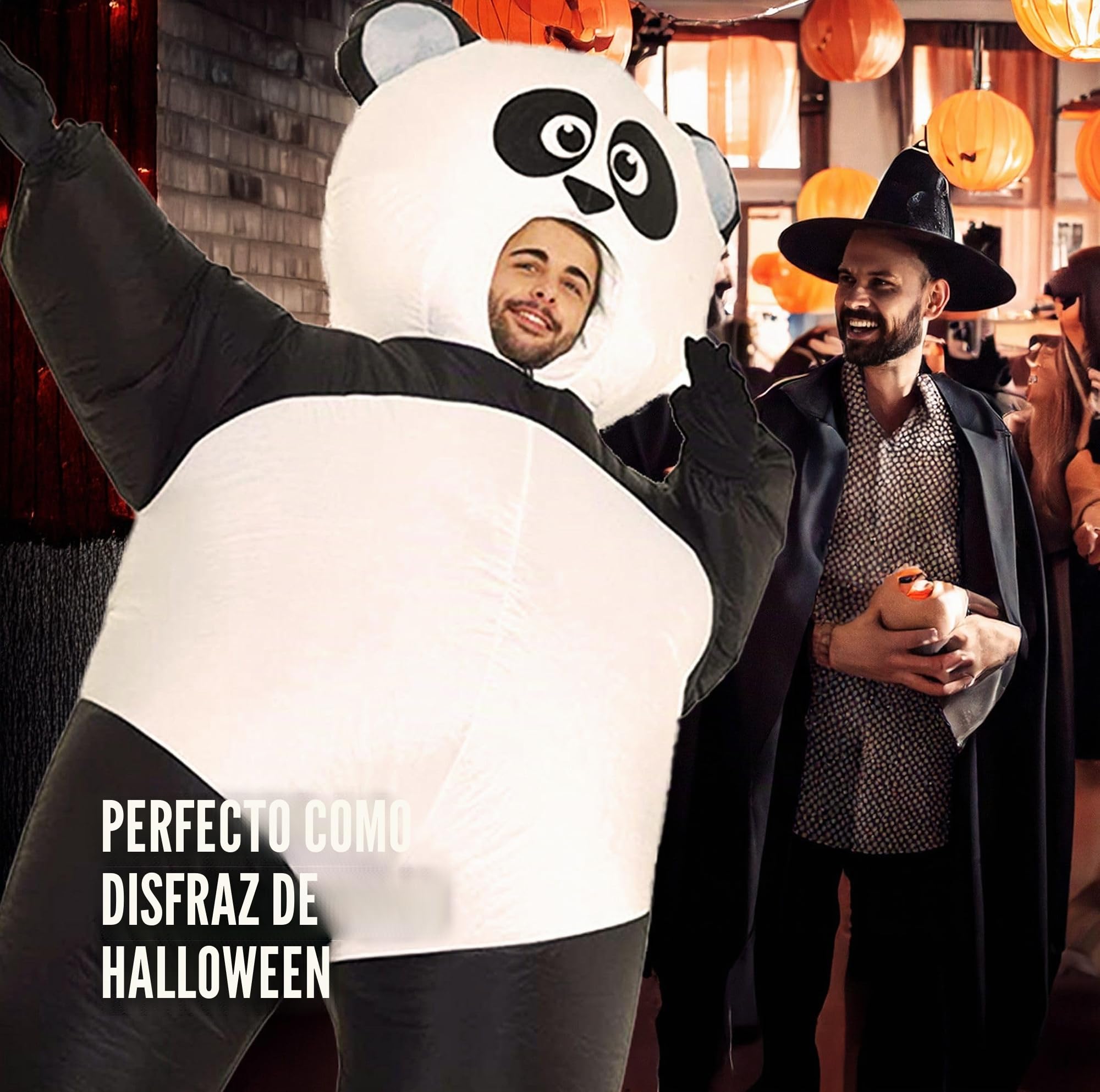 Morph Divertido Disfraz Inflable Animal Adultos Panda - Una talla le queda a la mayoría