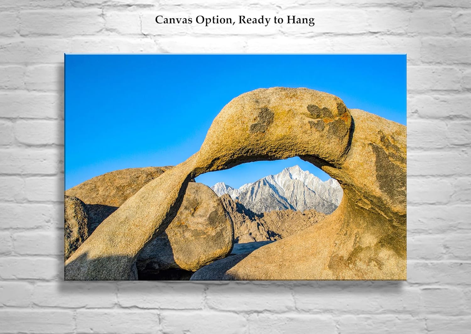 Mount Whitney Photograph as California Desert Western Landscape Wall Art for Home