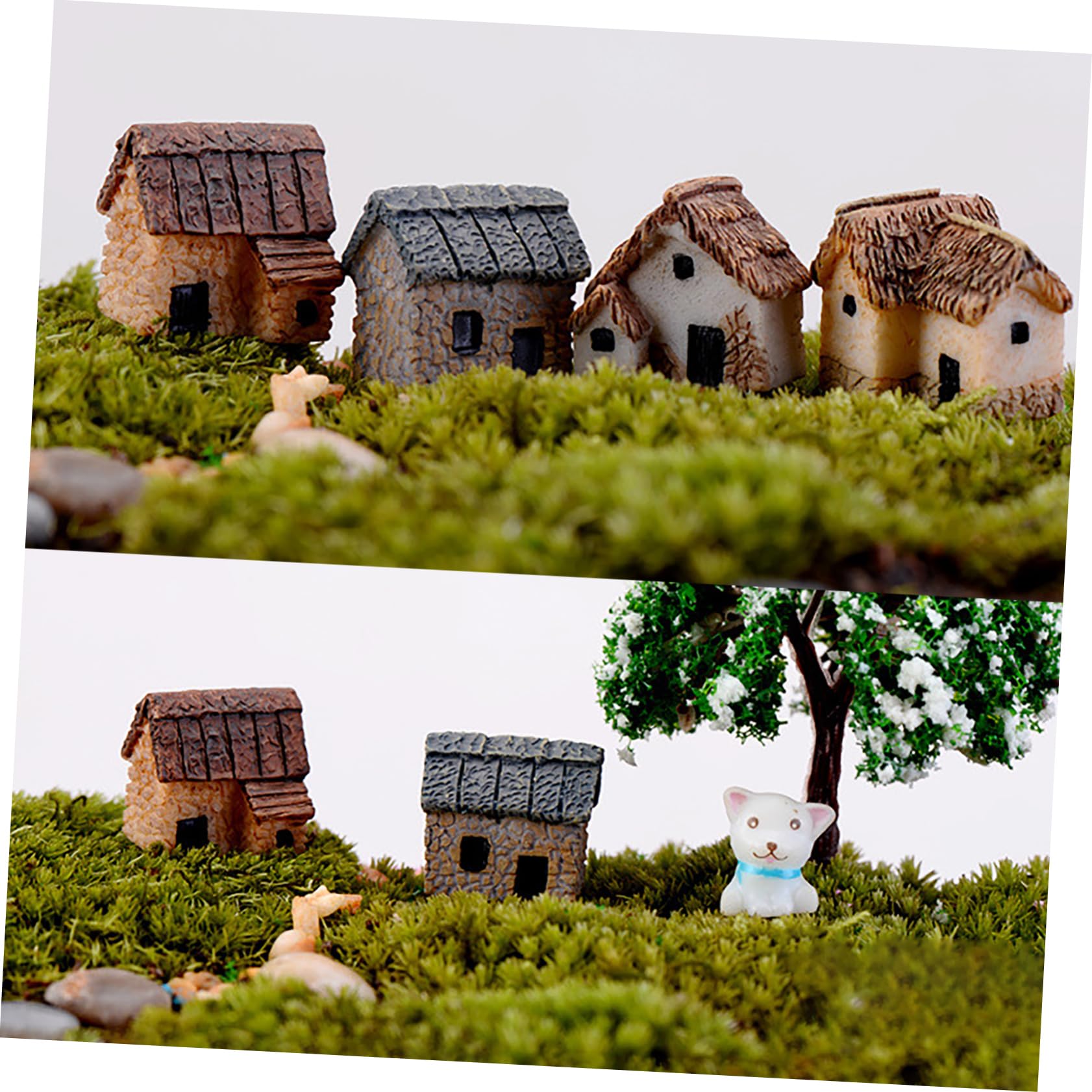 4 Mini Meules De Foin Décoratives Pour Maison De Poupée - 2 Cm - Décoration Miniature Réaliste DIY, Scénographie