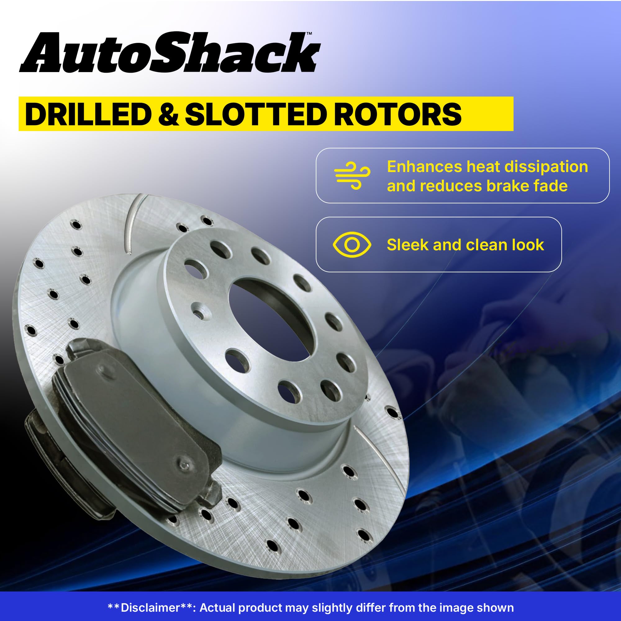 Front Rear Drilled Disc Rotors Brake Pads Kit for 2008